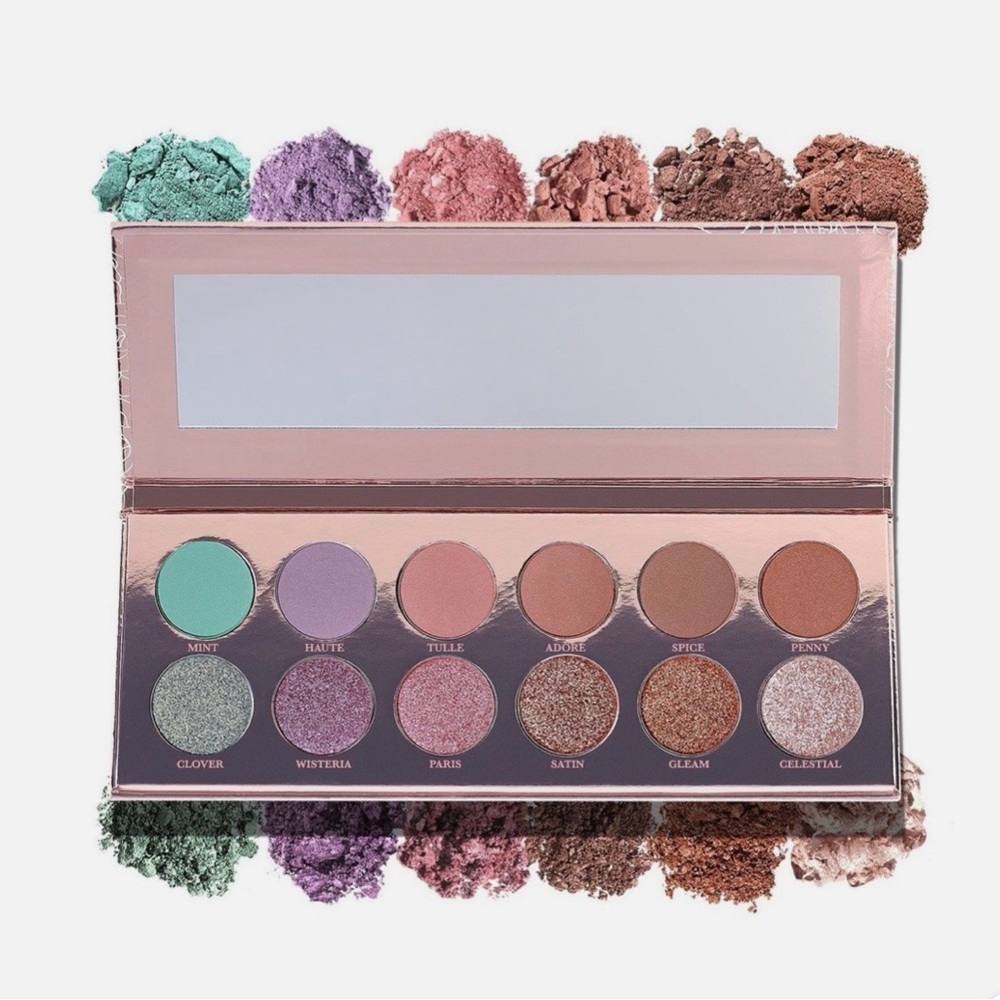 girlactik The Essential Palette Vol 2 Eyeshadow 12 Shades and 3 piece brush set